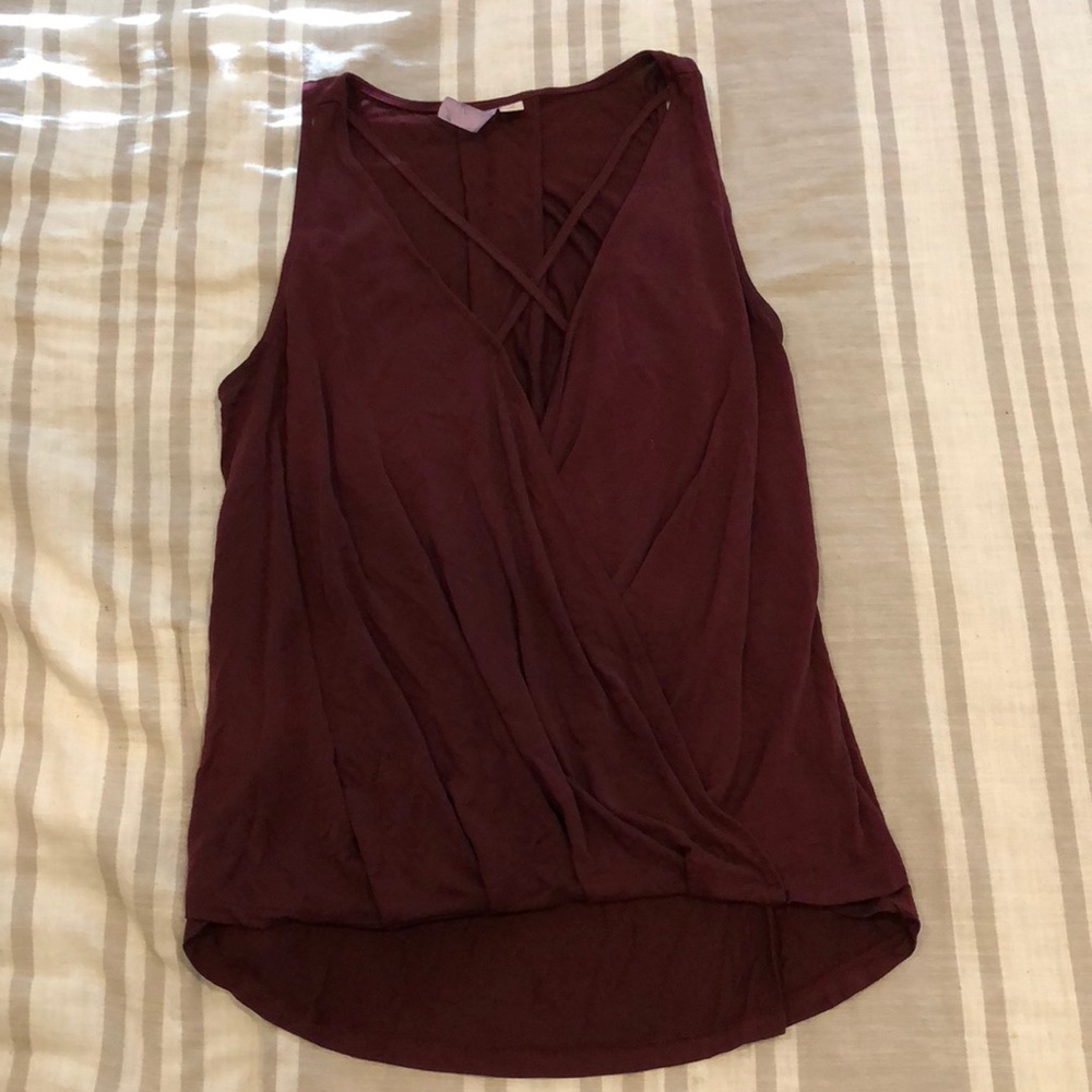 Alys faux wrap tank